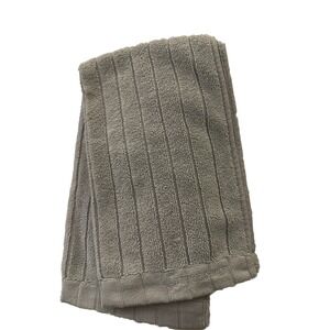 Tupperware Microfiber Cleaning Cloth Gray Ribbed Absorbent Kitchen Countertops